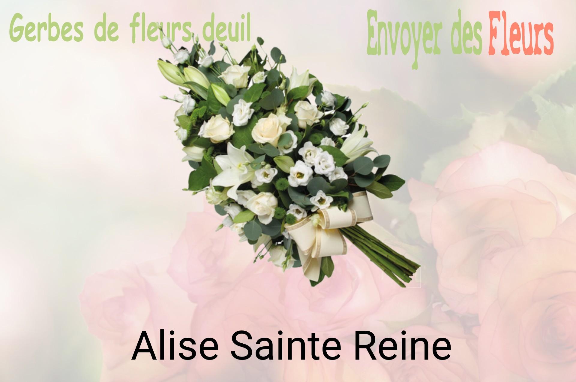 Gerbe de fleurs de deuil livrée à Alise-Sainte-Reine
